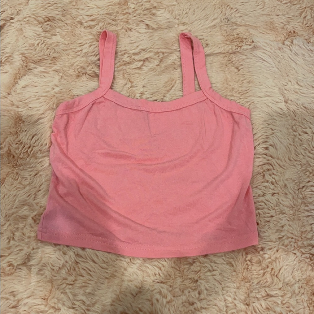 SHEIN Pink Tank Top Swimsuit Cover Size Small (4)